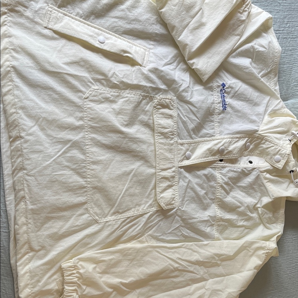 Columbia Off-White Pullover Jacket - image 1
